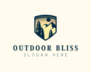 Mountain Nature Travel logo design