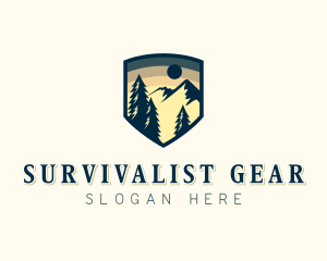 Mountain Nature Travel logo design