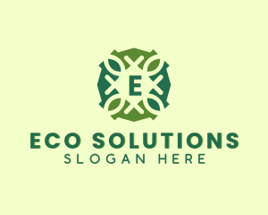 Eco Friendly Nature Leaf  logo design