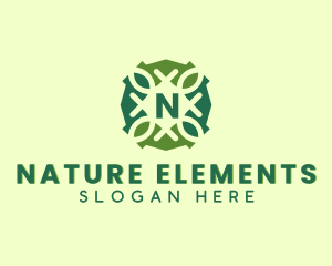 Eco Friendly Nature Leaf  logo design