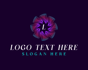 Flower Abstract Wave logo
