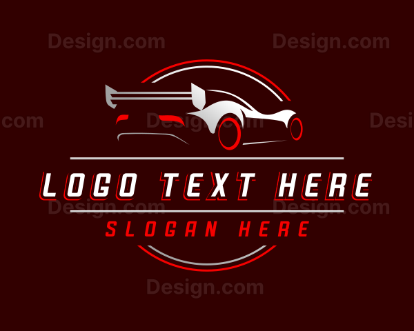 Race Car Automotive Logo