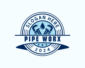 Pipe Wrench Plumbing logo