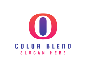 Oval Gradient O logo