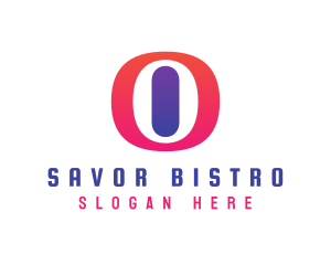 Oval Gradient O logo