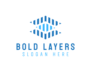 Generic Stripes Software logo design