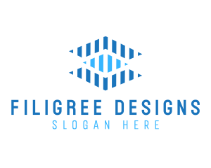 Generic Stripes Software logo design