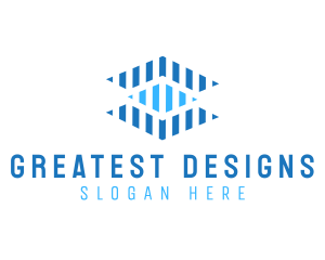 Generic Stripes Software logo design