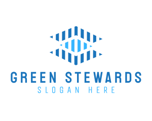 Generic Stripes Software logo design