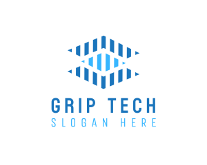 Generic Stripes Software logo design