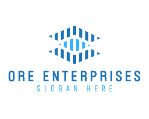 Generic Stripes Software logo design