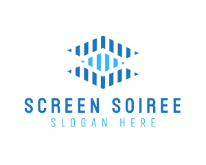 Generic Stripes Software logo design