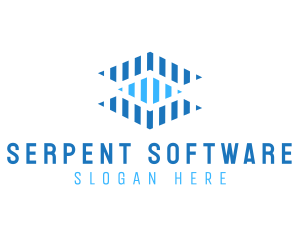 Generic Stripes Software logo design