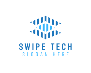 Generic Stripes Software logo design