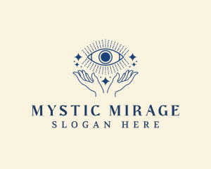 Mystic Eye Hand logo design