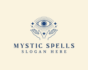 Mystic Eye Hand logo design