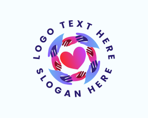 Social - Social Heart Foundation logo design