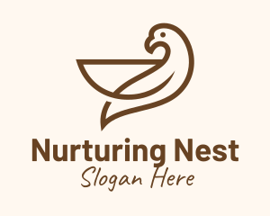 Canary Bird Nest logo design