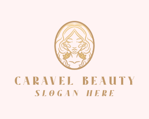 Woman Cosmetics Beauty Face logo design