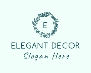 Floral Leaf Ornament logo design