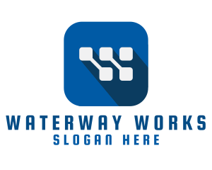Digital Software Technology App logo design