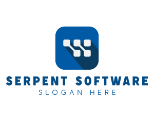 Digital Software Technology App logo design