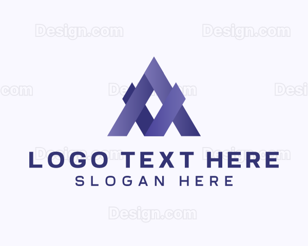 Digital Marketing Letter A Logo