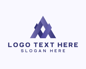 Digital Marketing Letter A logo