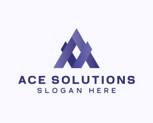 Digital Marketing Letter A logo design