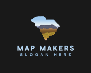 South Carolina Crater Mountain logo design