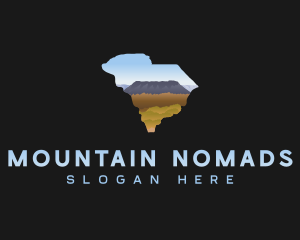 South Carolina Crater Mountain logo design