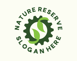 Nature Gear Machine logo design