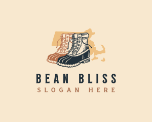 Bean Boots Massachusetts logo design