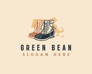 Bean Boots Massachusetts logo design