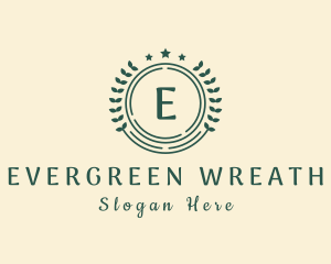 Leaf Wreath Boutique logo design