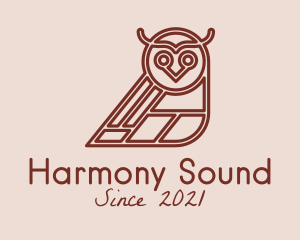 Brown Aviary Owl logo