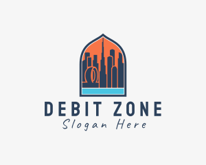 Dubai City Window Scene logo design