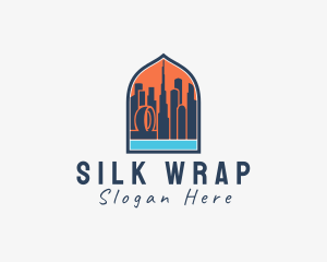 Dubai City Window Scene logo design