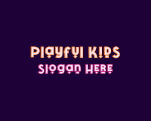 Playful Kid Shapes logo design