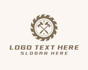 Axe Wood Cutting Lumberjack  logo