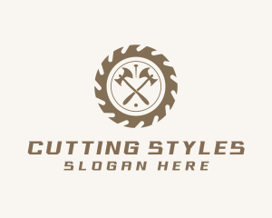 Axe Wood Cutting Lumberjack  logo