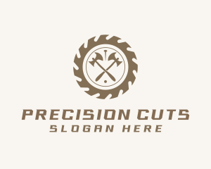 Axe Wood Cutting Lumberjack  logo design