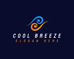 Air Breeze Hvac logo design