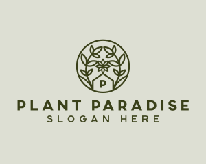 Plant Garden Landscaping logo design