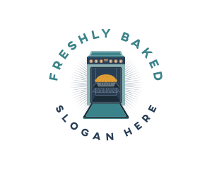 Oven Pie Baking logo design