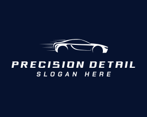 Car Drag Racing logo design