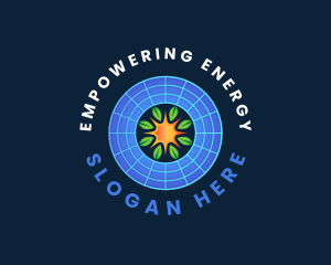 Solar Panel Energy logo design