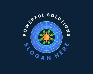 Solar Panel Energy logo design