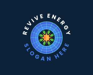 Solar Panel Energy logo design