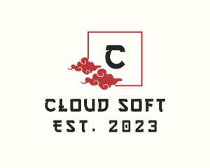 Japanese Cloud Tourism logo design